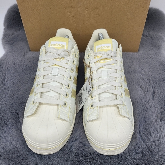 New adidas Parley x Superstar 'Off White' GX6970 Men's Shoes Size 11 - Picture 3 of 8